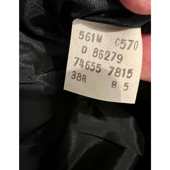 Levis Action Suit Jacket Mens Size 38R Gray Single Breasted Authentic Vintage - Picture 3 of 7